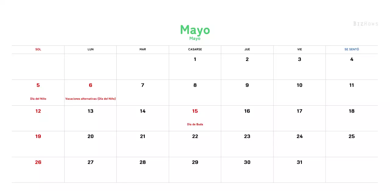 Un cálido calendario ilustrado de Año Nuevo