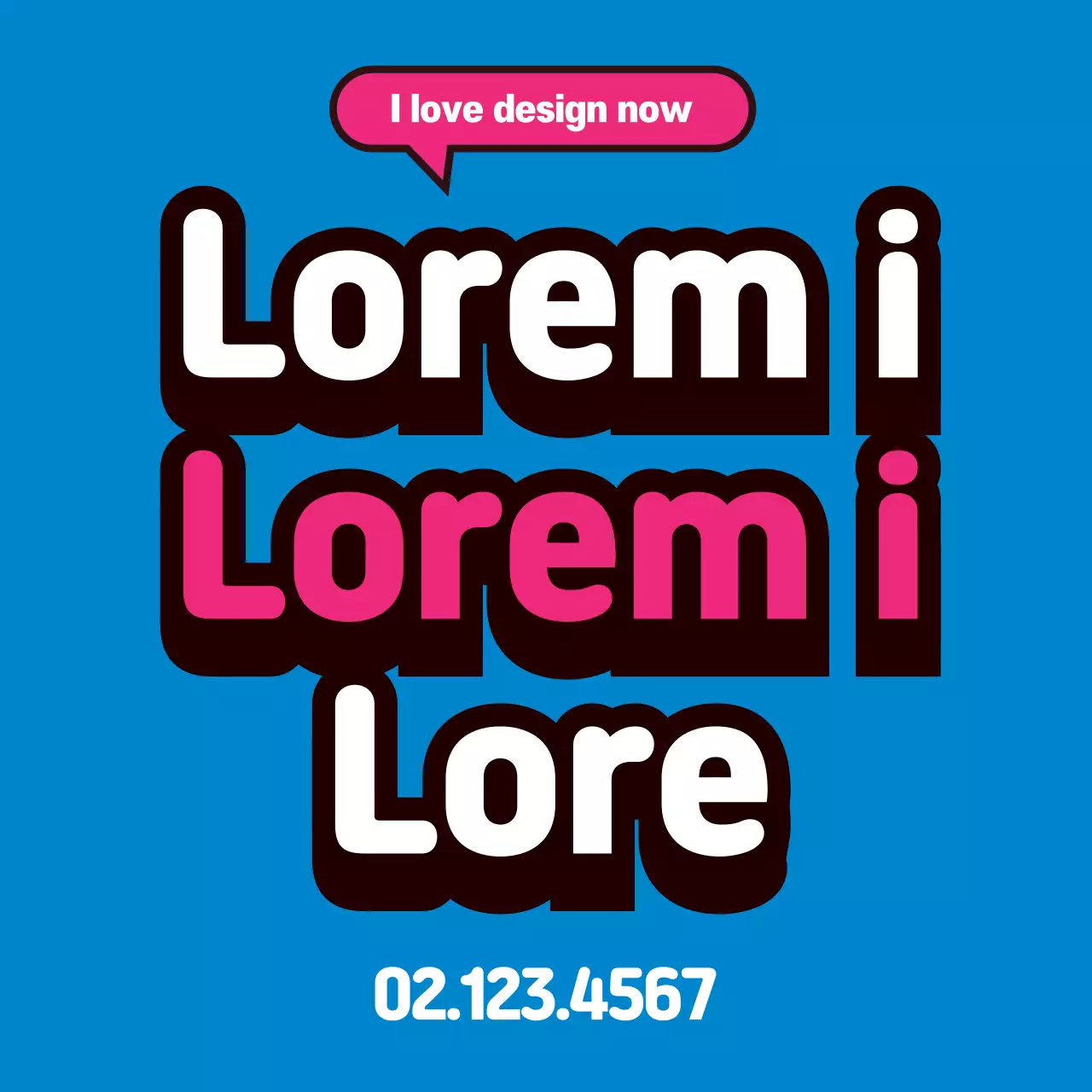 Blue Bold Design Promotion Banner