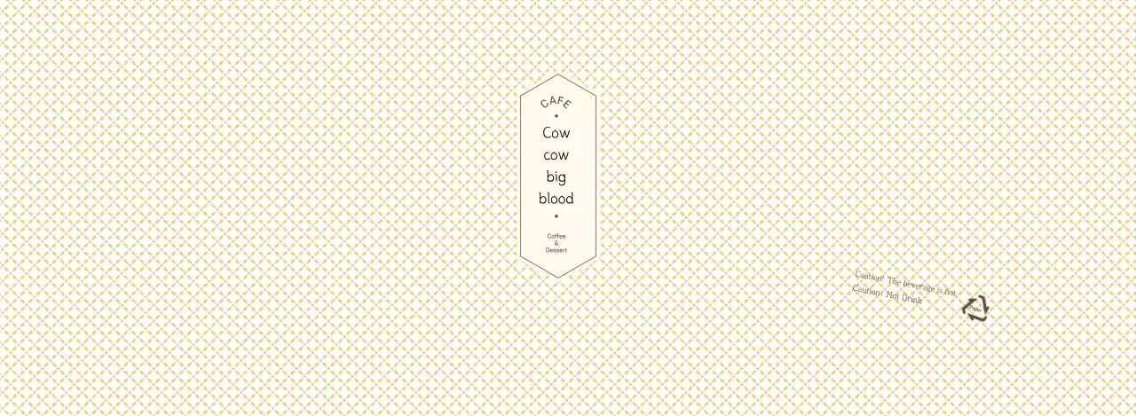 Yellow checkered cafe