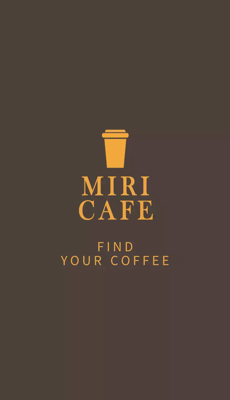 Kartu Nama Promosi Kopi Minimal Brown