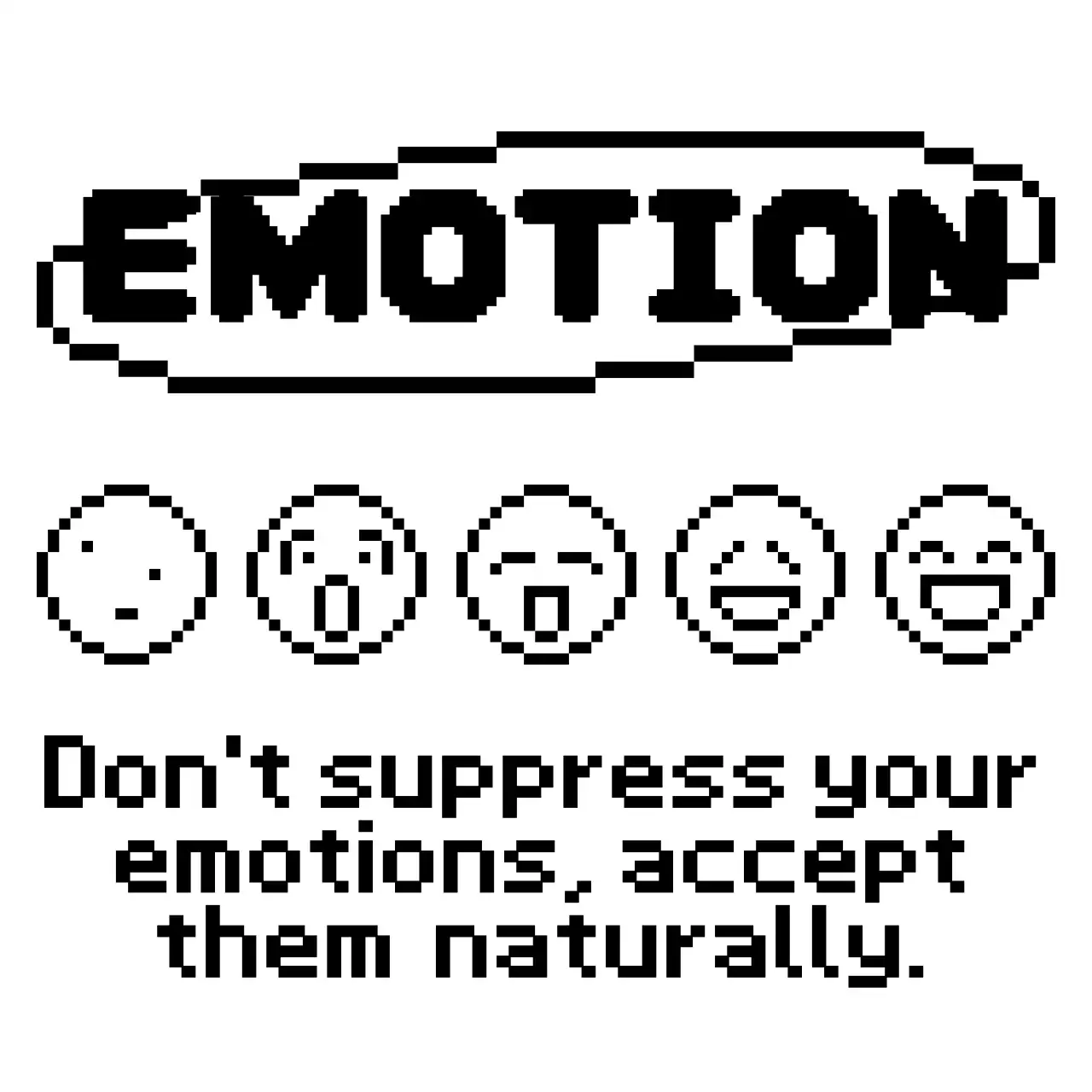 Cute and hip dot illustration and text combination style in black For personalized merchandise