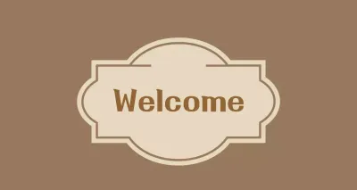 Welcome sign with label Hotel Valeant