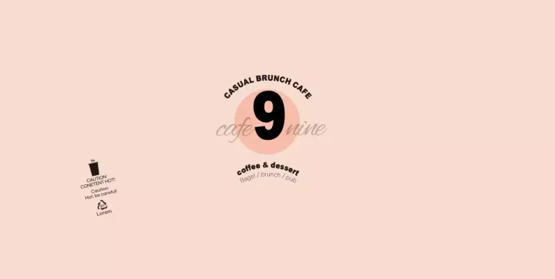 Pink Neat Symbol Cafe