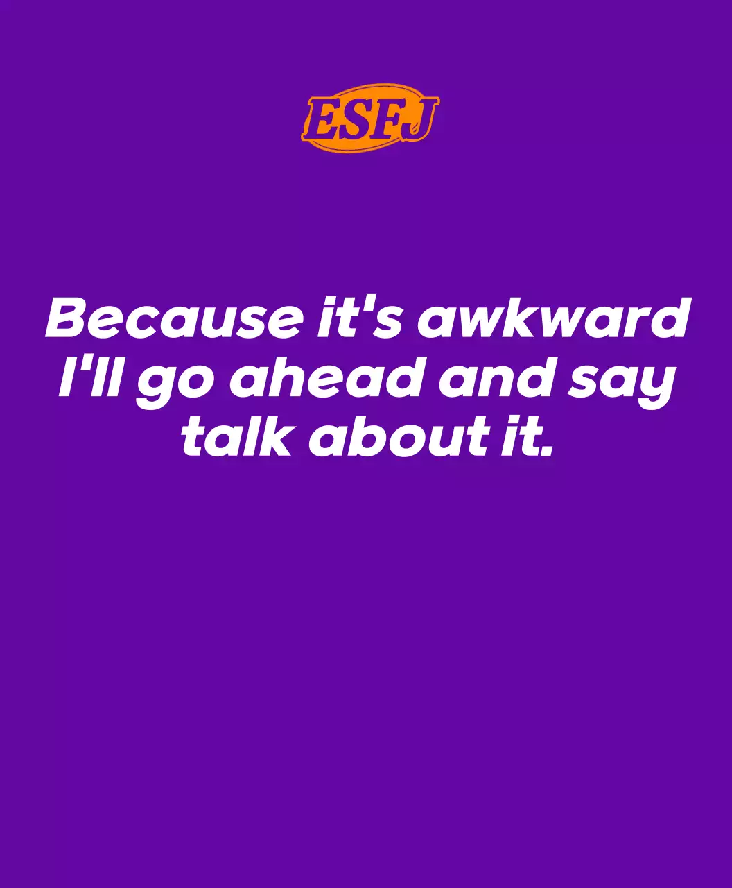 MBTI personality phrases in different colors