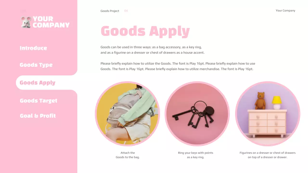 Pink Cute Company Presentation