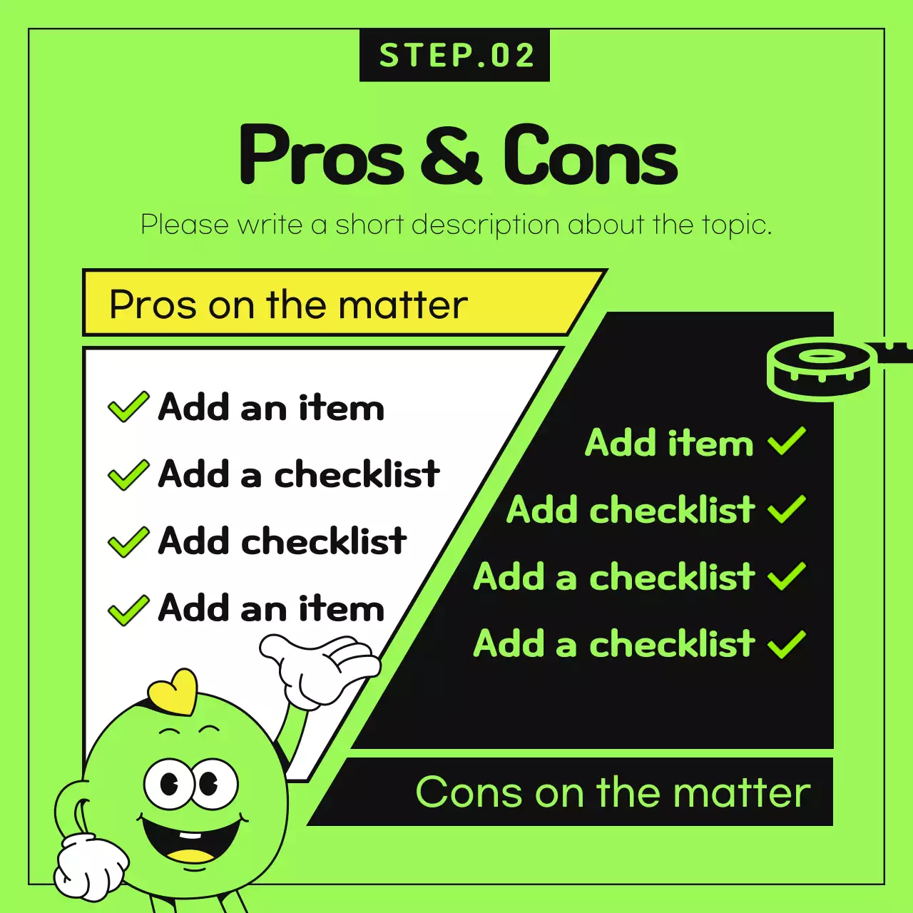 Green Comic Fitness Advertisement Instagram Carousel