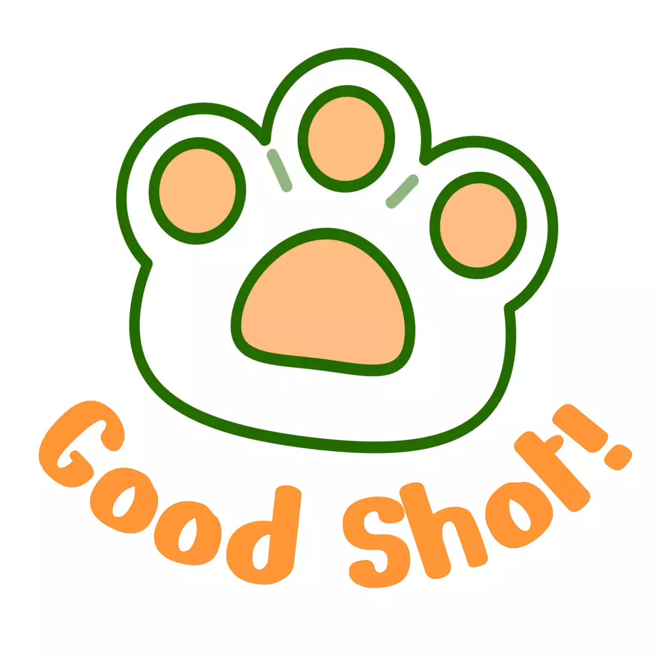 Dedicated to golf clubs with a cute bear illustration concept in green and orange.