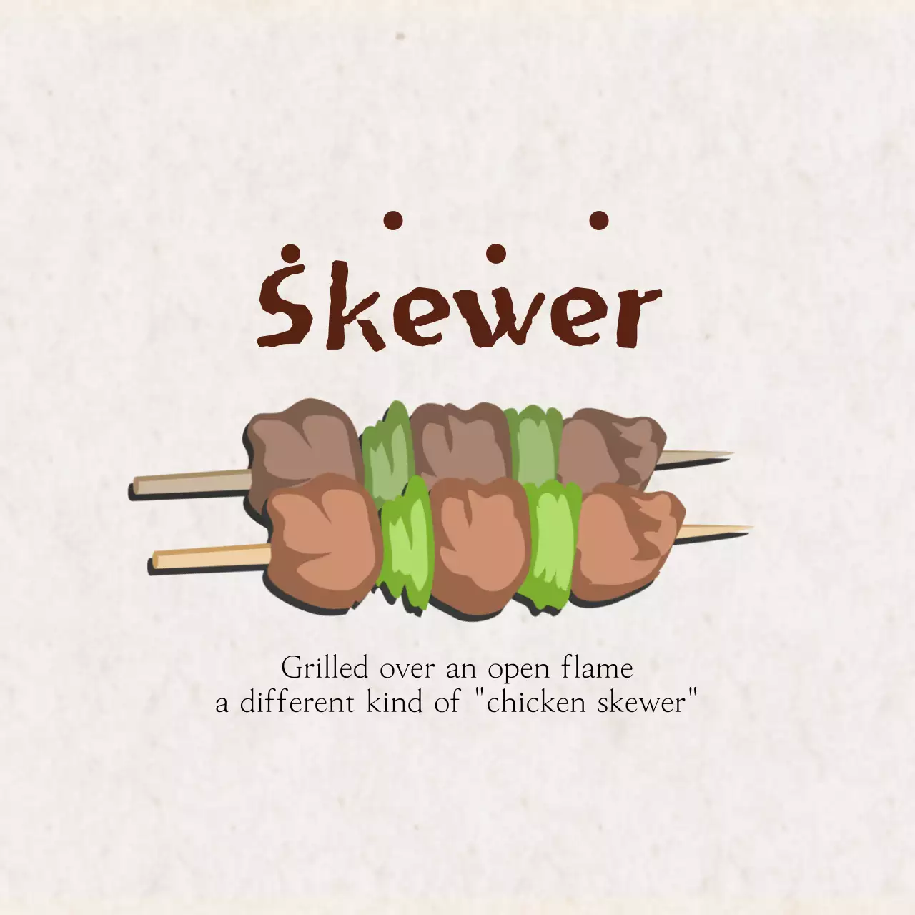 Brown Minimal Food Menu Banner