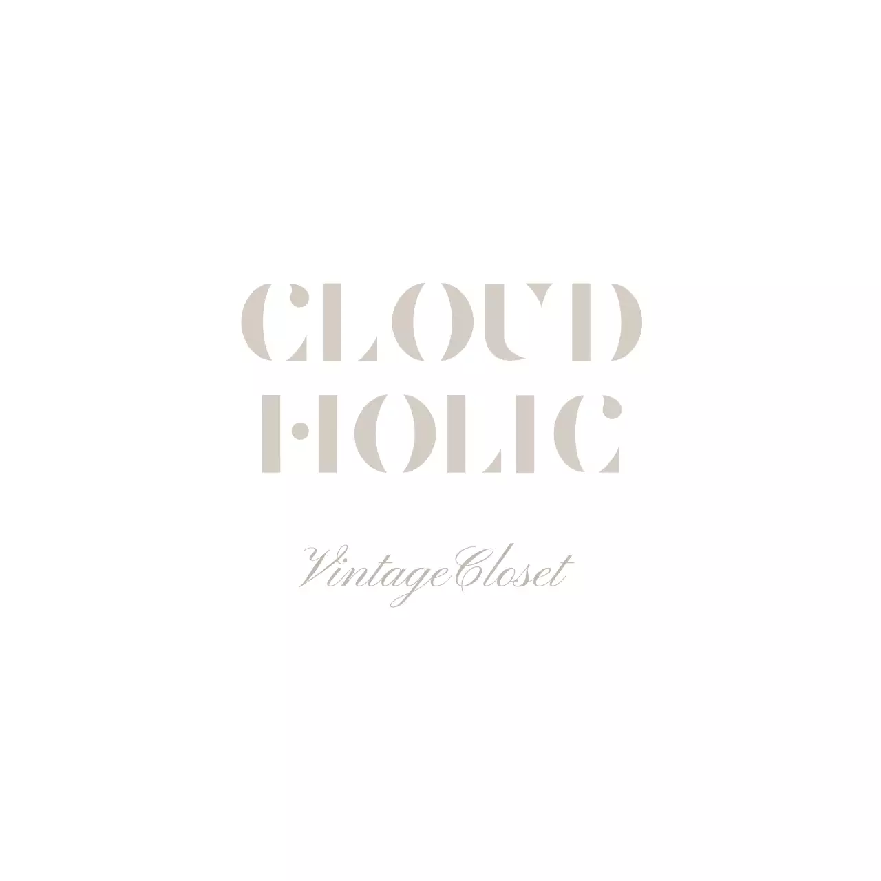 Promover uma loja de roupa simples de gama alta com texto branco e cinzento