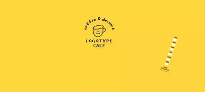 Yellow hand-drawn illustration