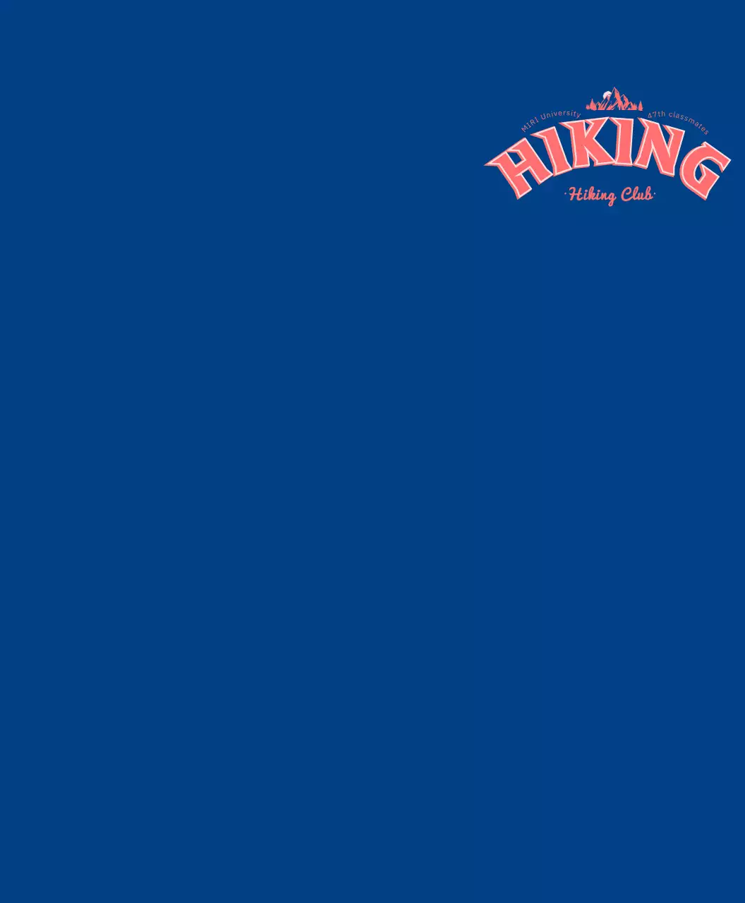 Hoodie klub pendakian gunung dengan tulisan pegunungan