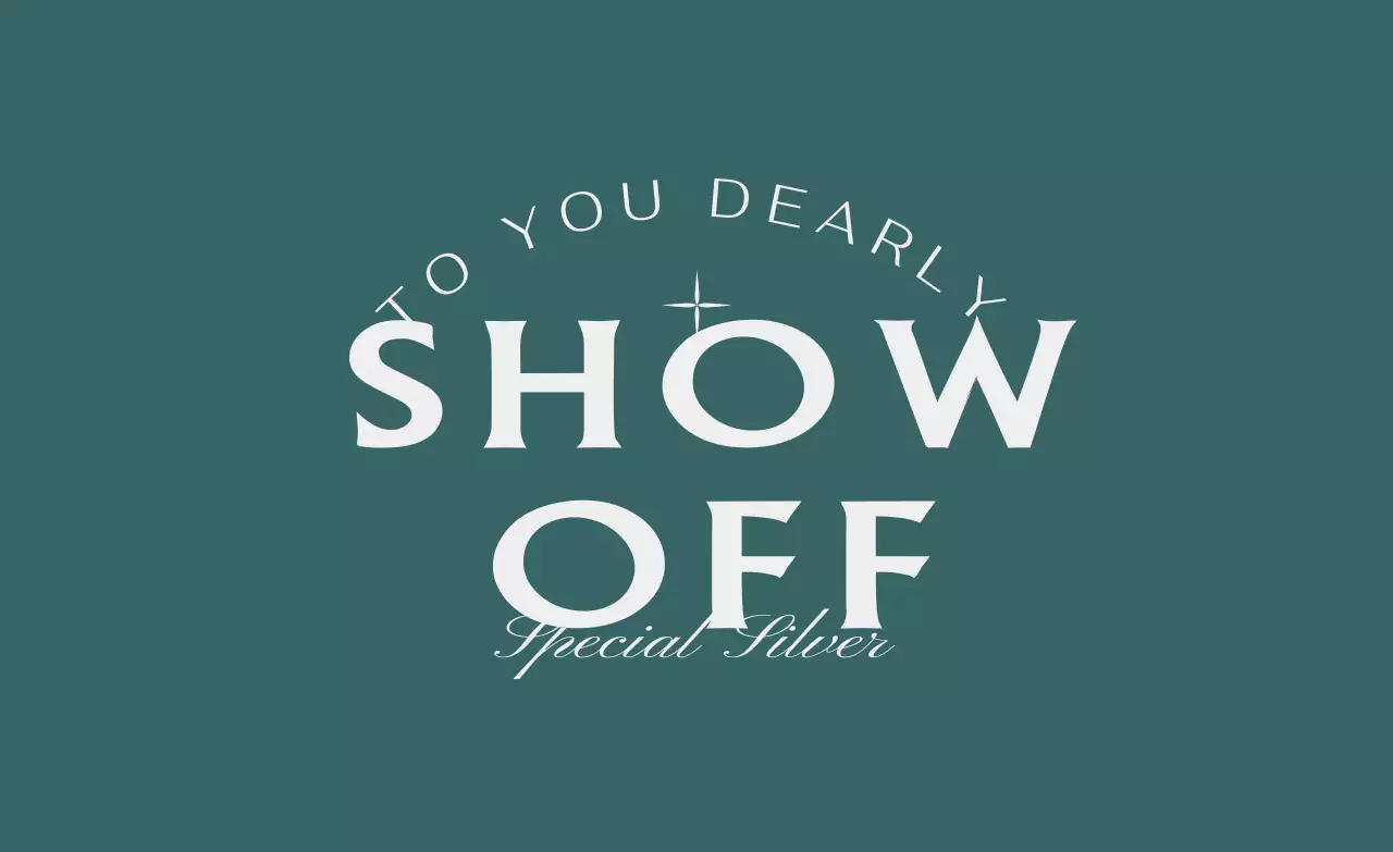 Jewelry store merchandise with an upscale concept, highlighted by turquoise text.