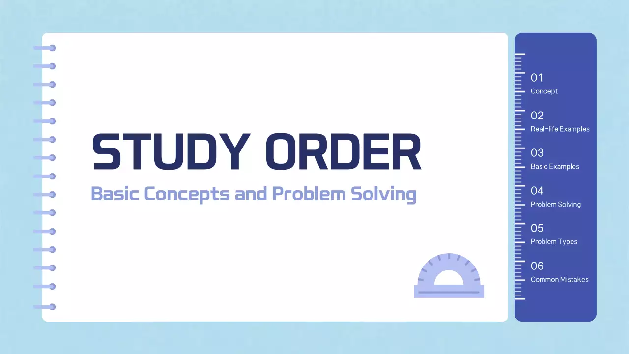 Blue Modern Math Guide Presentation