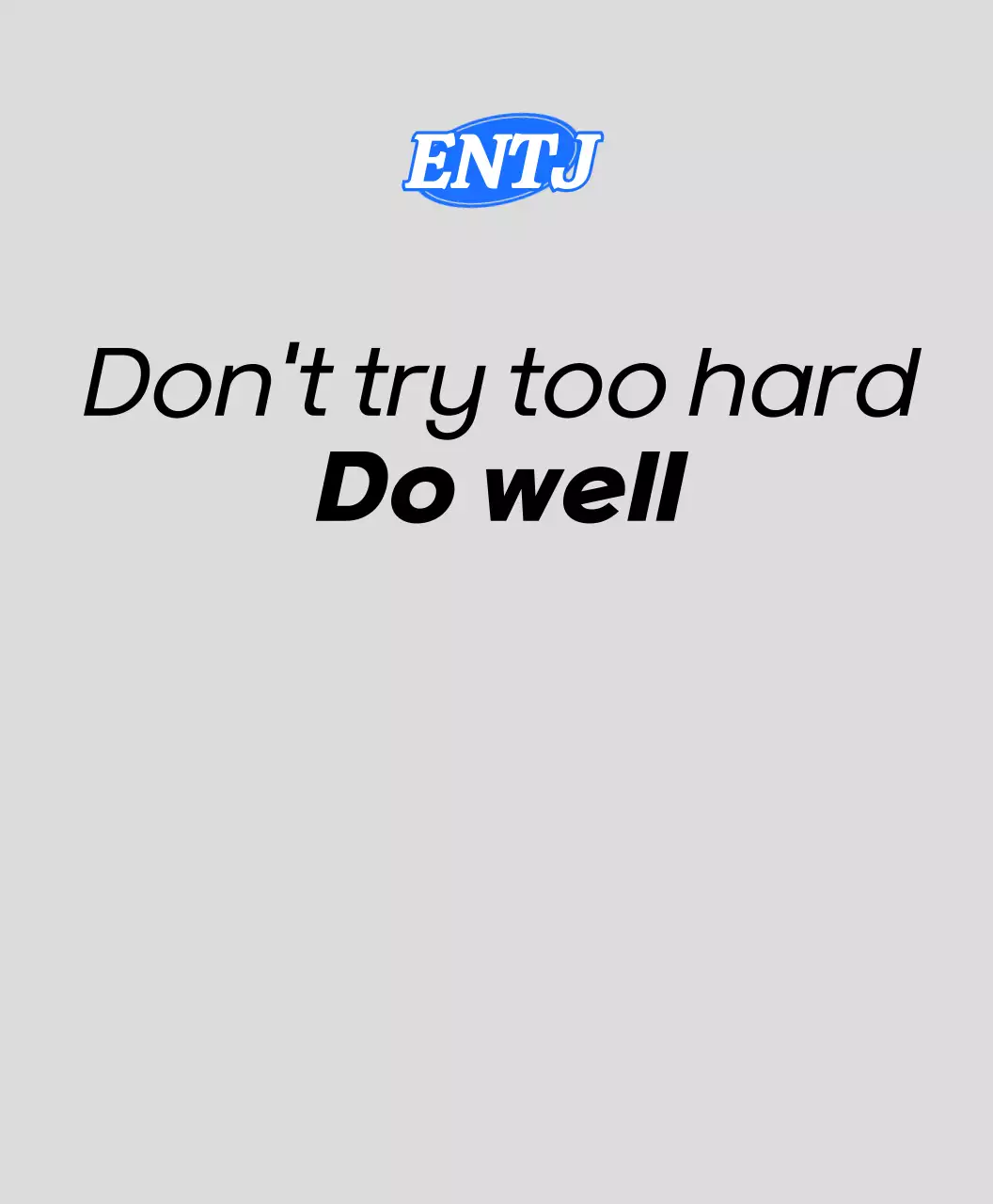 MBTI personality phrases in different colors