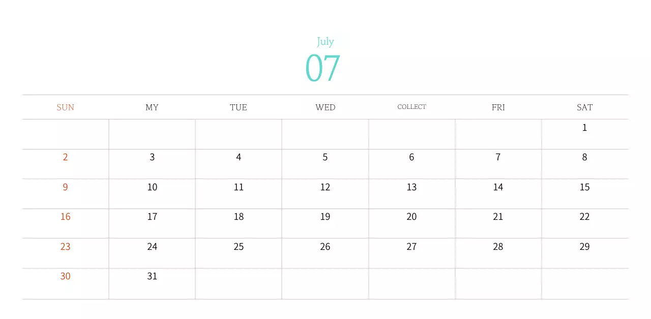 Stamp illustration with a warm concept