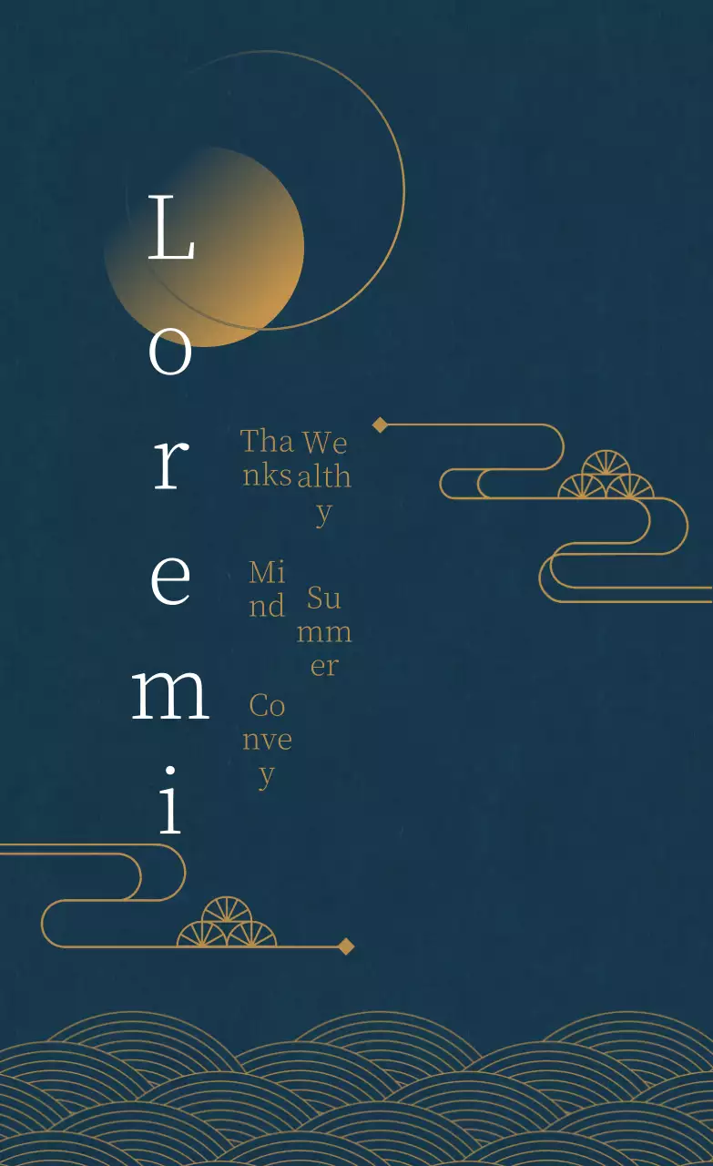 A simple turquoise and yellow Thanksgiving greeting