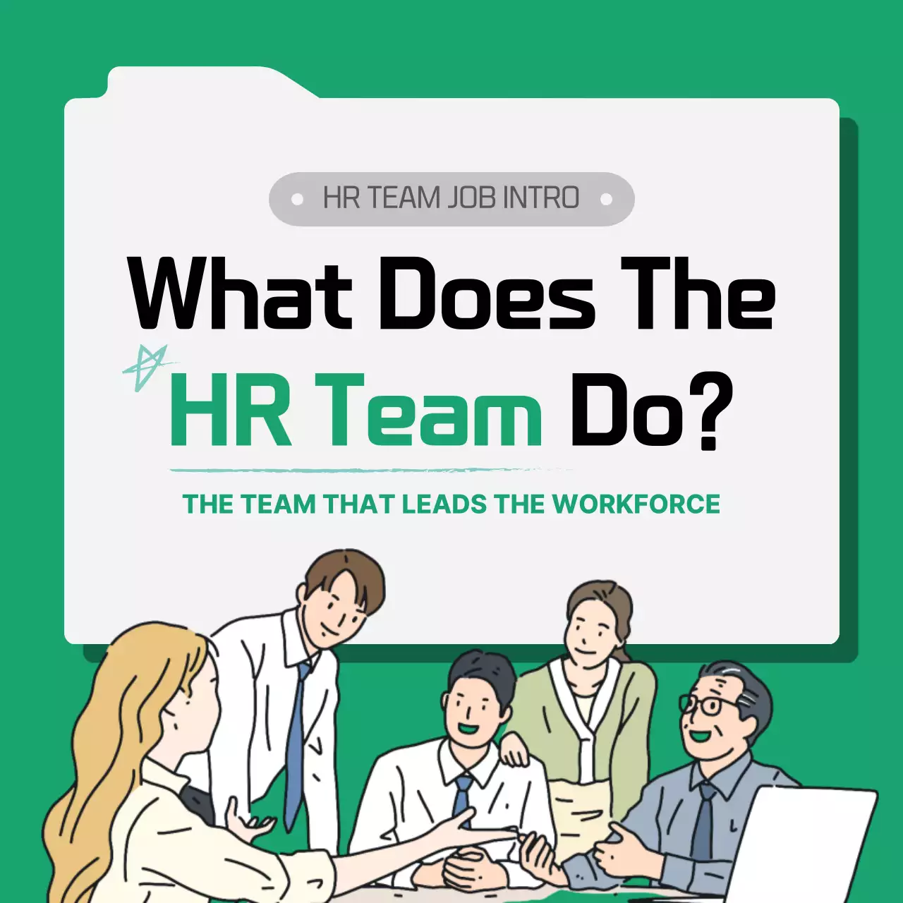 Green Modern Hr Guide Instagram Carousel