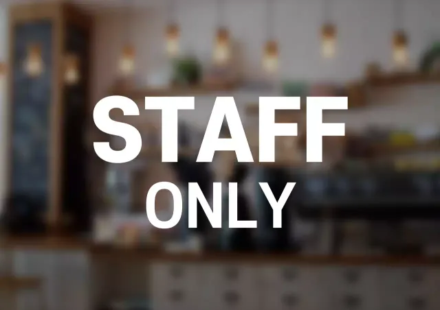 Papan nama panduan ruang tekstual dengan gaya sederhana