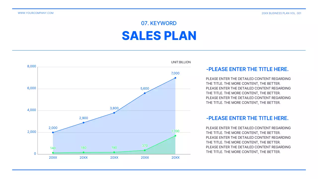 Blue Modern Business Plan Document Presentation
