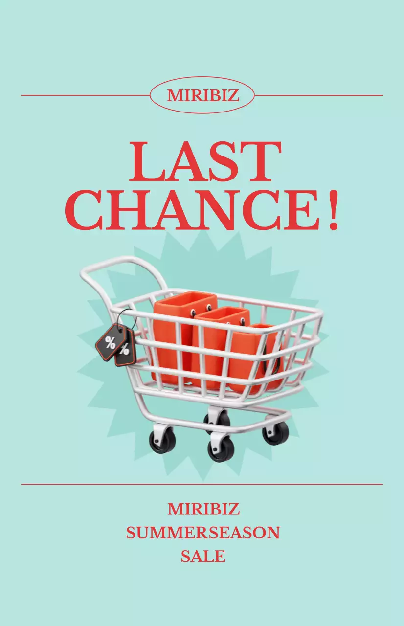 Promoção de saldos de verão com um fundo azul