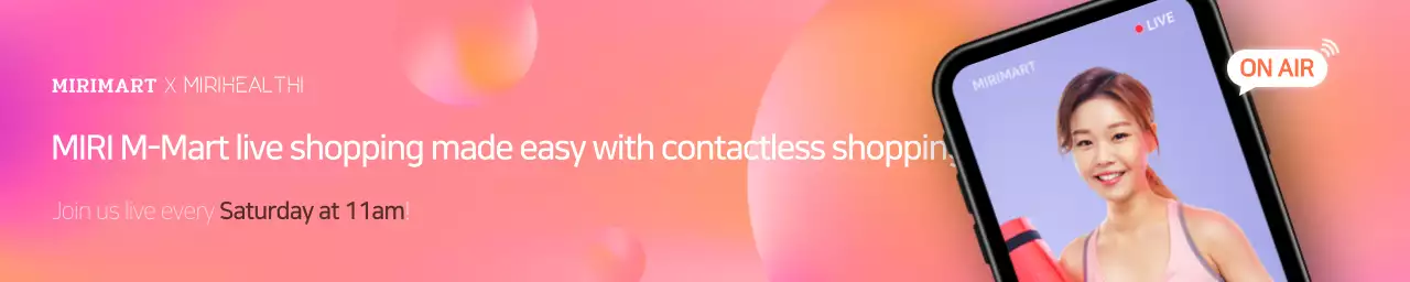 Online live concept live shopping in red gradient