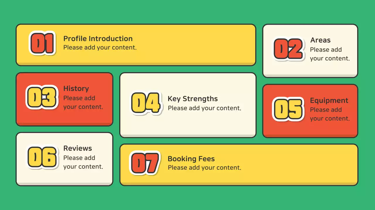 Green Playful Mc Portfolio Advertisement Presentation