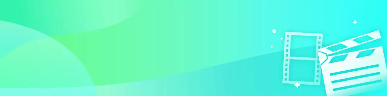 Green Modern Film Invitation Banner