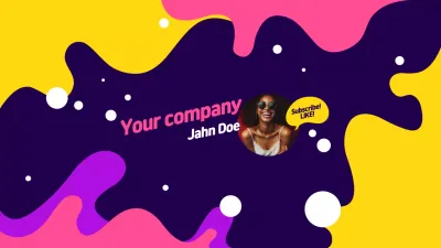 Colorful Abstract Social Media Promotion YouTube Thumbnail