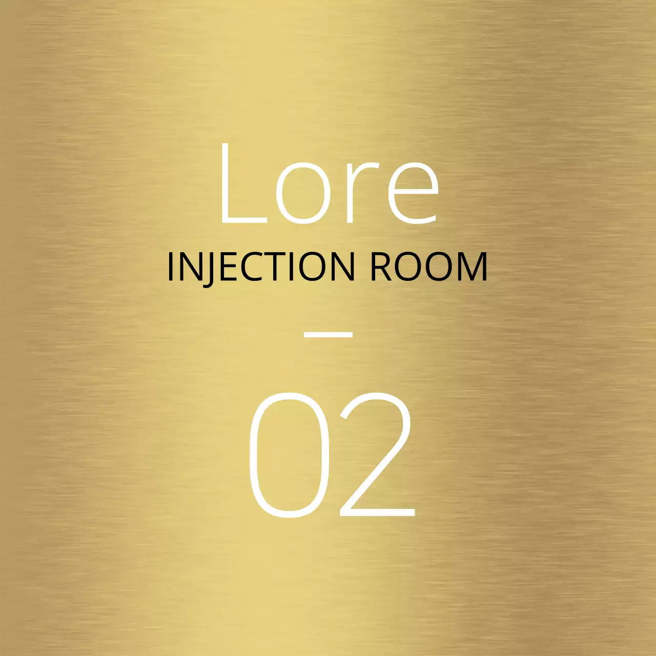 Simple design with white lines and hospital place names.