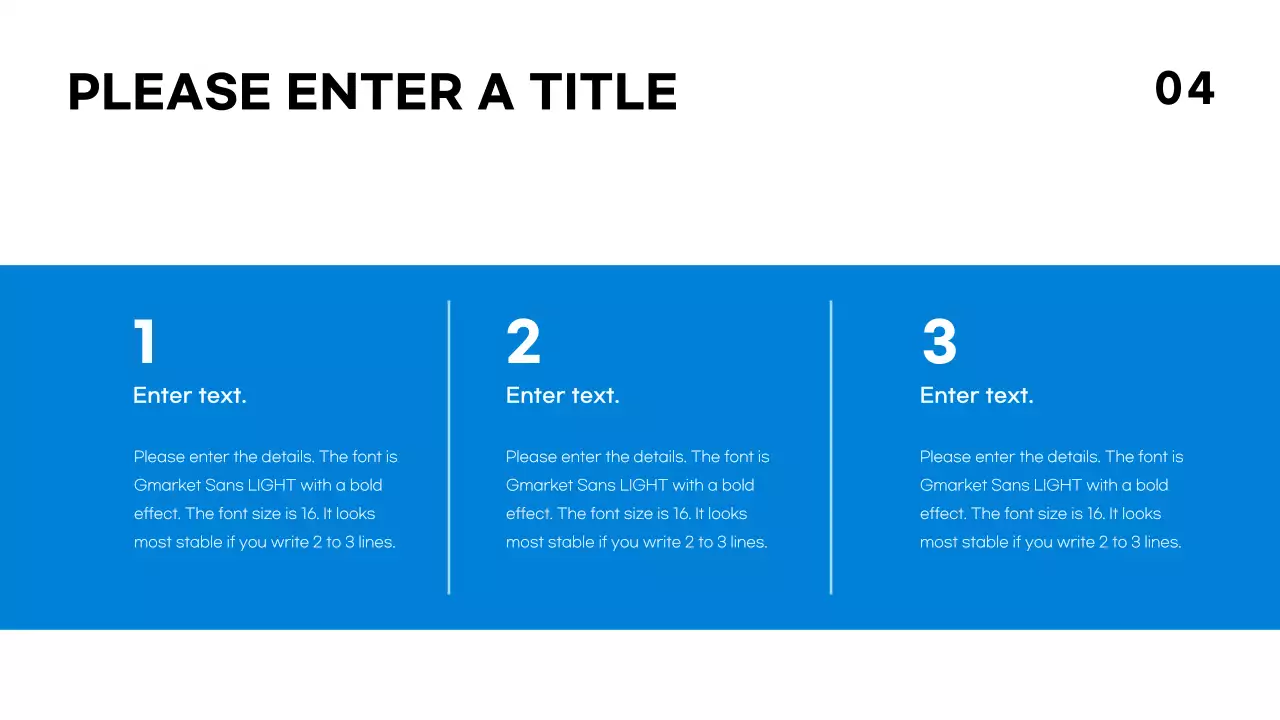 Blue Modern Template Presentation
