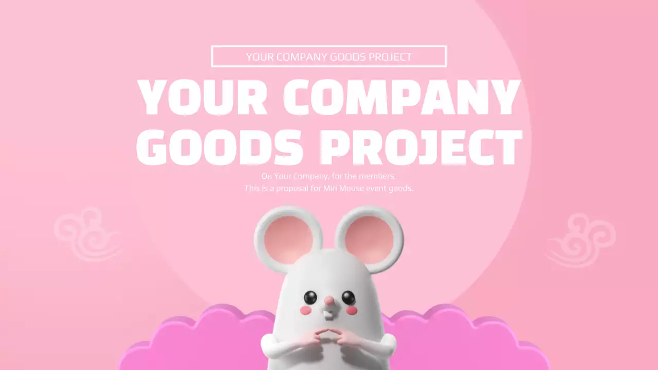 Pink Cute Company Presentation
