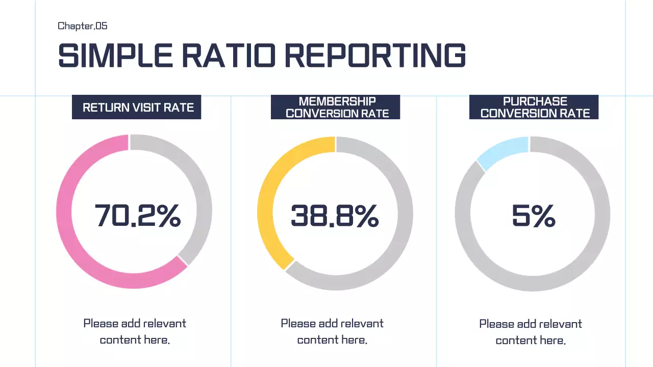 Simple business infographic with pink accents on a white background