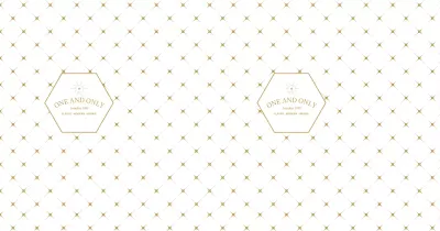 White Gold Modern Pattern Gift Shop