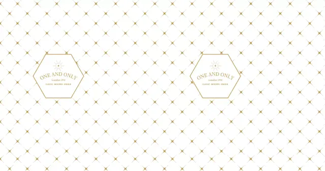 White Gold Modern Pattern Gift Shop