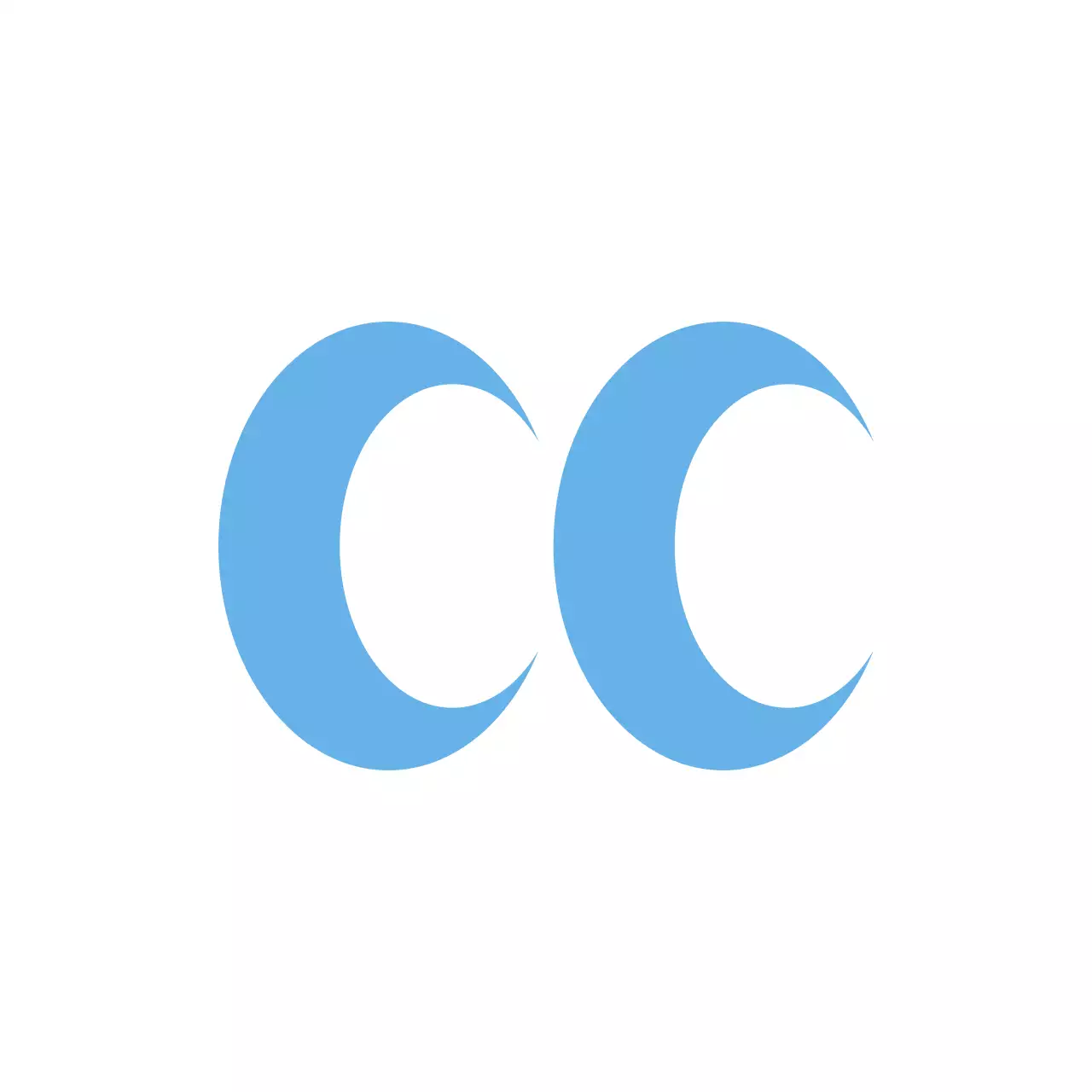 White character eyes and text logo