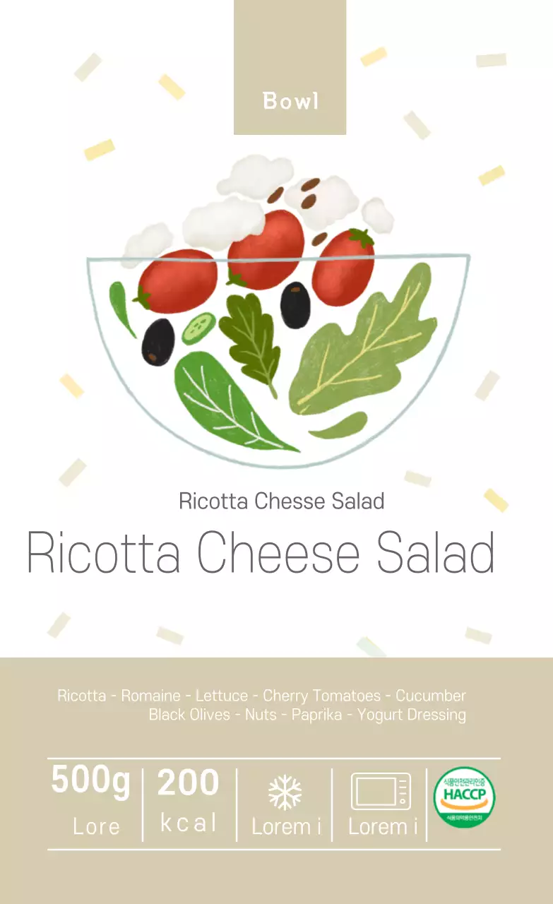 Salad phô mai Ricotta