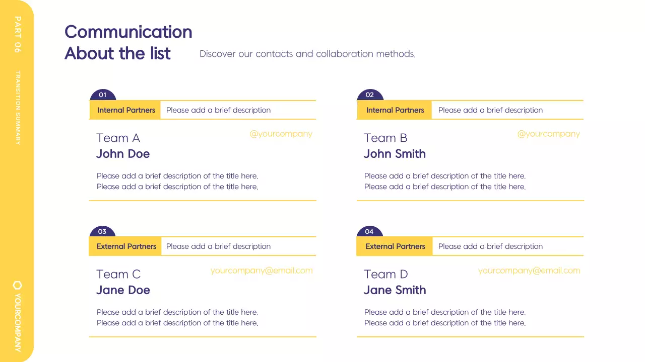 옐로우 모던 마케팅 가이드 프레젠테이션