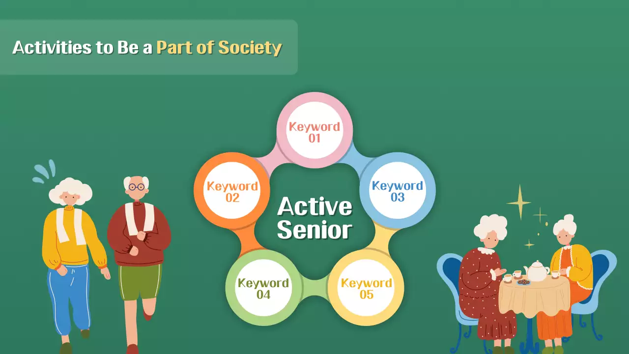 Green Elegant Senior Lecture Invitation Presentation