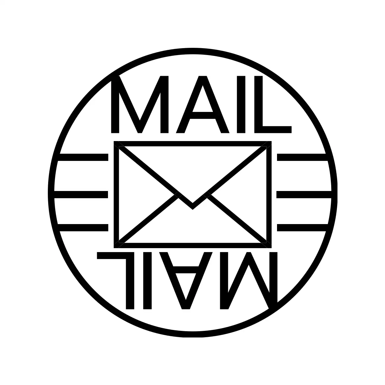 Merchandise with simple black letter icons and lines