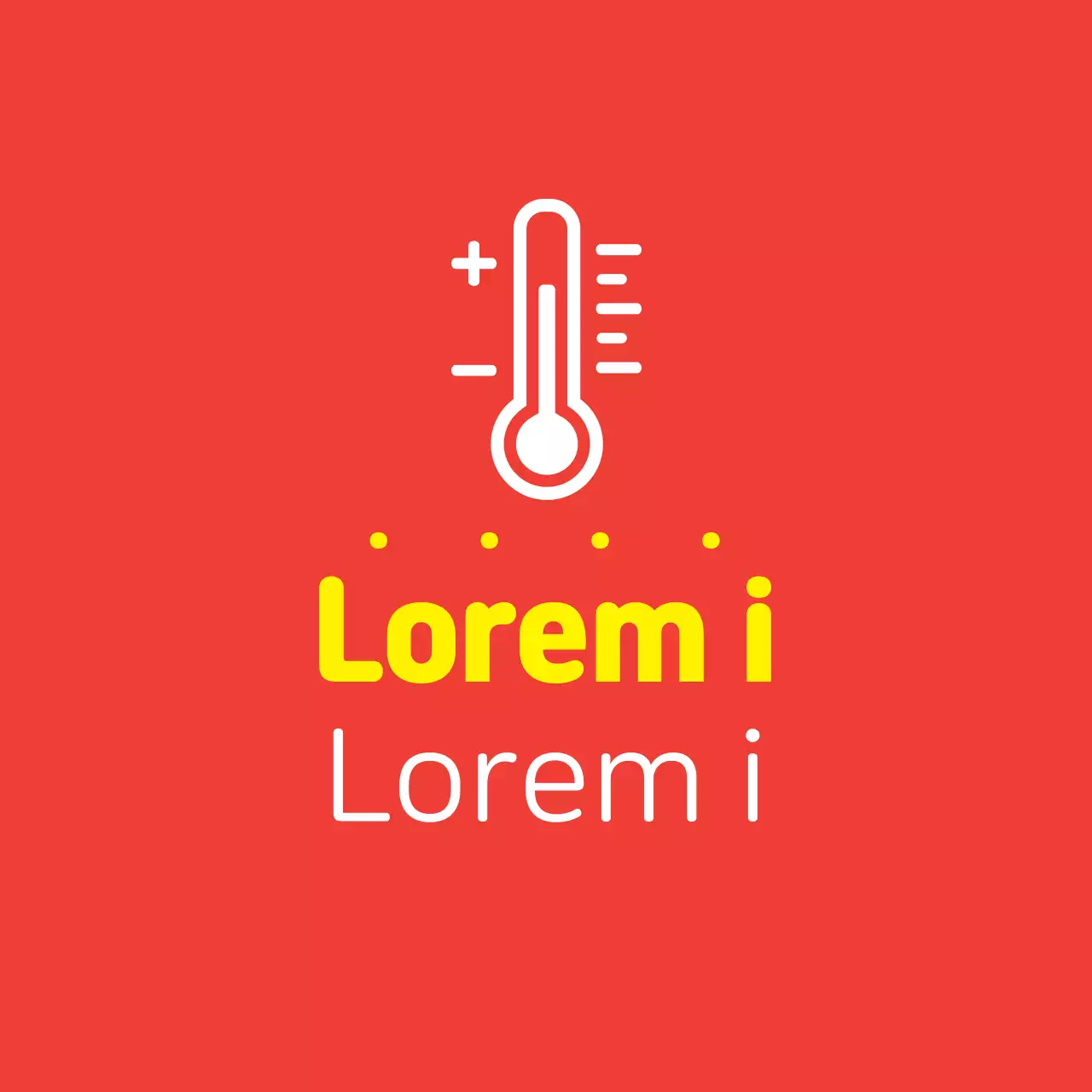 Orange-Yellow Illustrated Coronavirus Temperature Guide