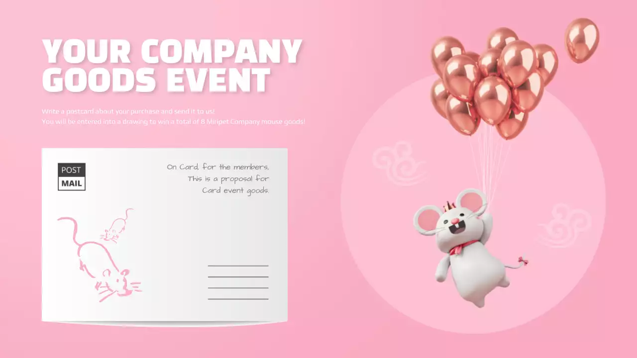 Pink Cute Company Presentation
