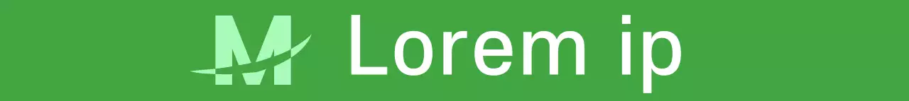 Promo perusahaan asuransi sederhana dengan logo hijau dan hijau limau