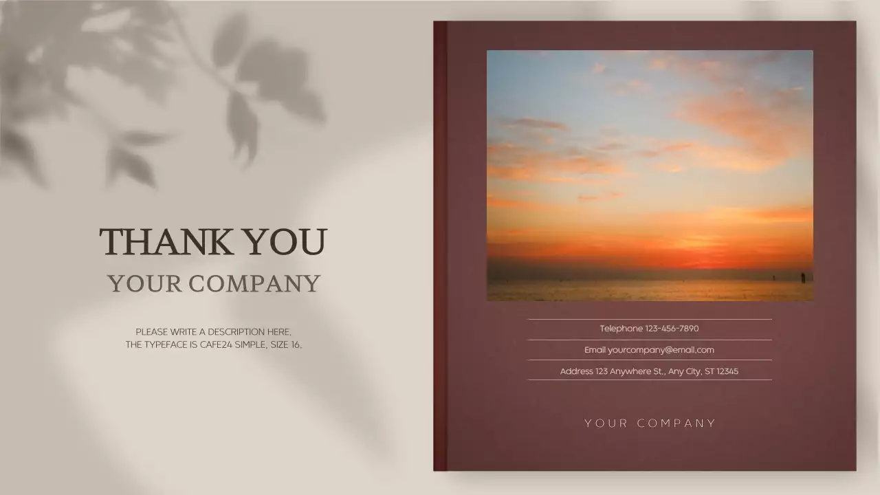 Brown Elegant Sunrise Guide Presentation