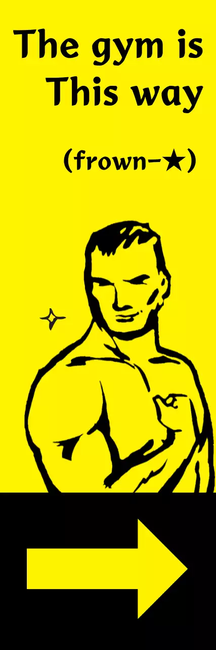 Faixa de aviso de academia amarela em negrito