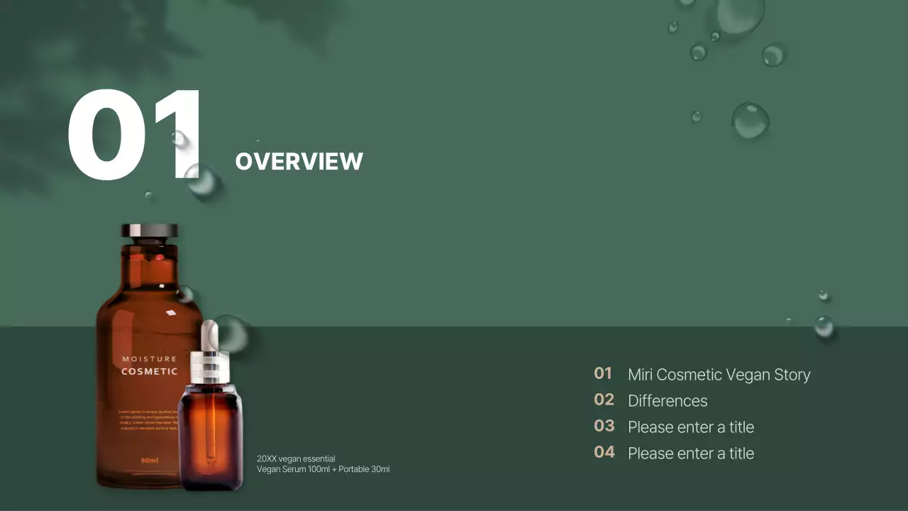 Green Modern Skincare Promotion Presentation