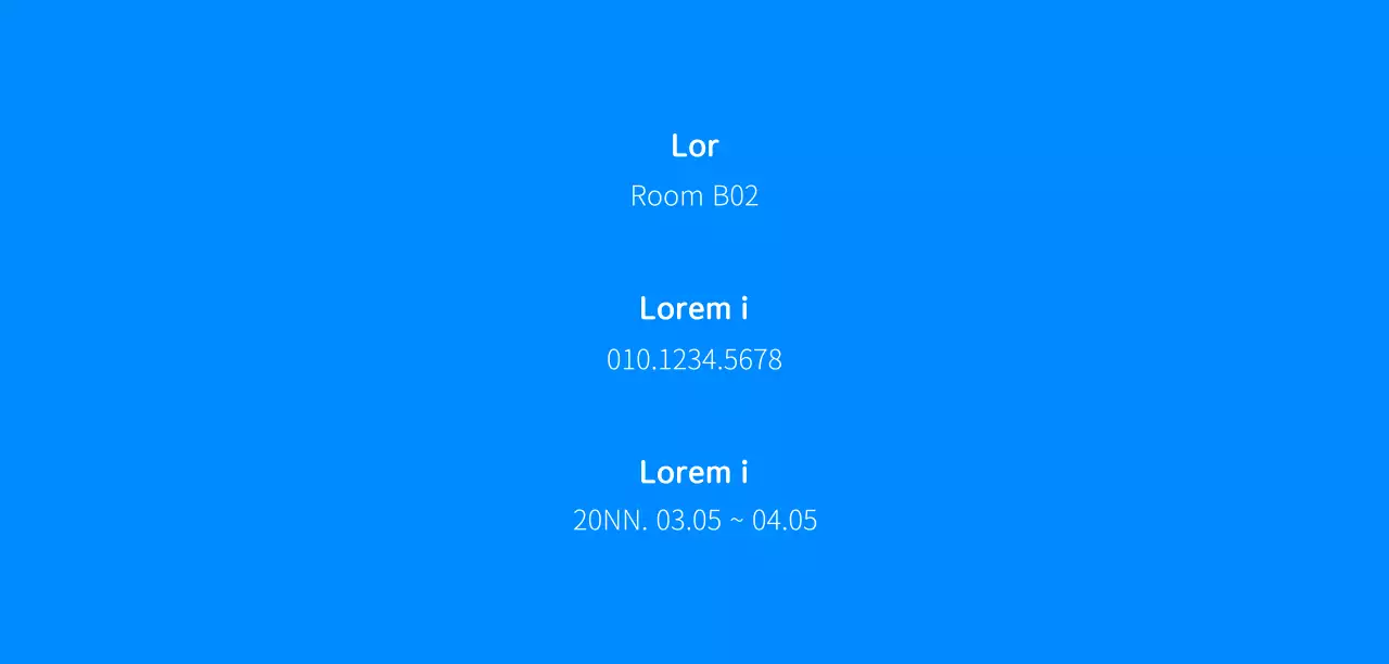 Promote your English club with a blue background and line illustration