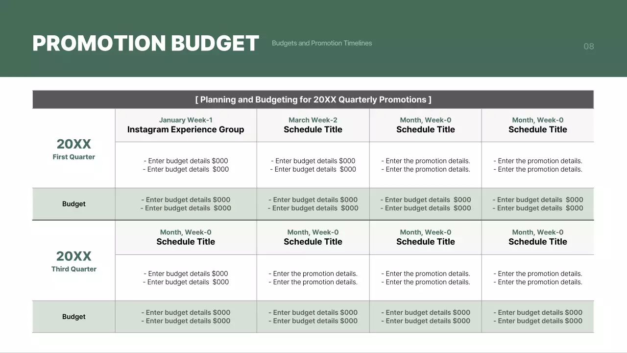Green Modern Skincare Promotion Presentation