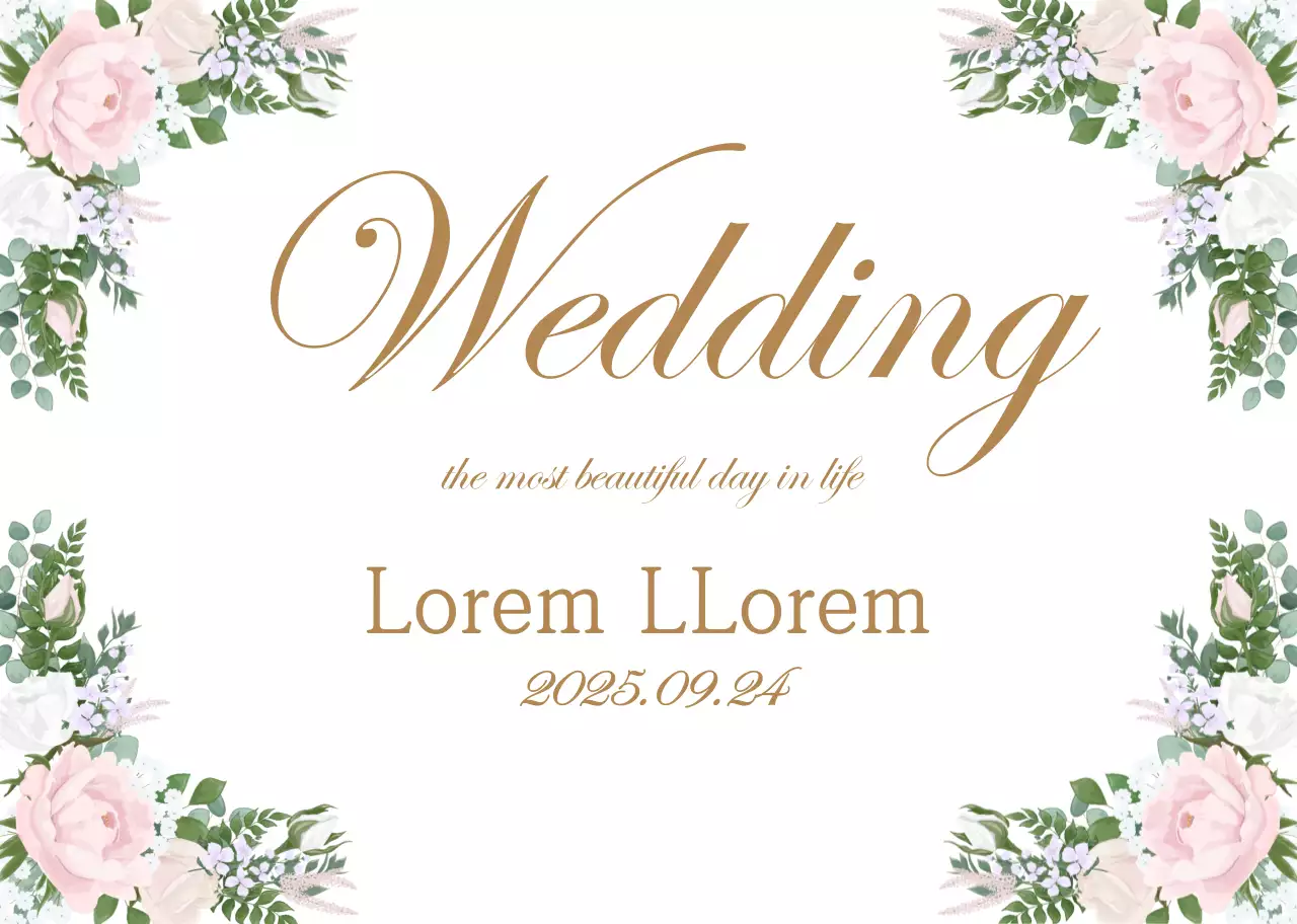 đám cưới hoa trắng sang trọng minh họa 