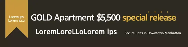 Promote brown gold luxury real estate