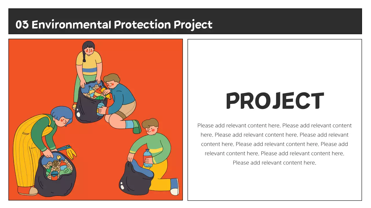A modern yellow and green presentation on environmentalism